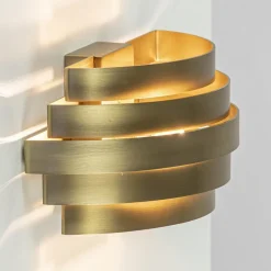 Best Straluma Wandlamp Scudo brass 25cm
