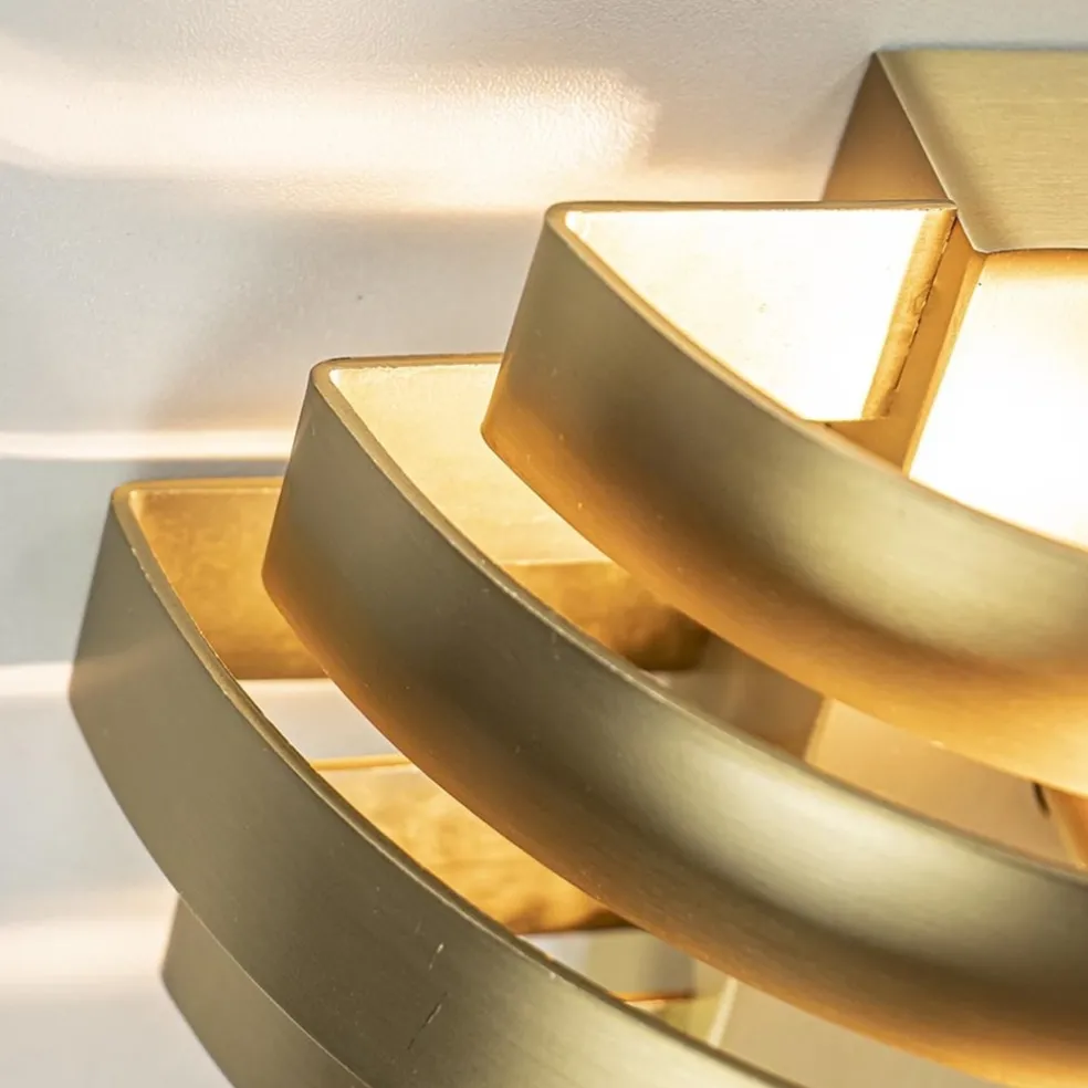 Discount Straluma Wandlamp Scudo brass 20cm