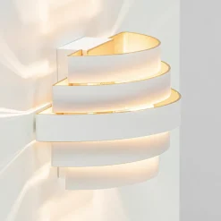Store Straluma Wandlamp Scudo klein wit/goud