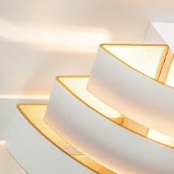 Store Straluma Wandlamp Scudo klein wit/goud