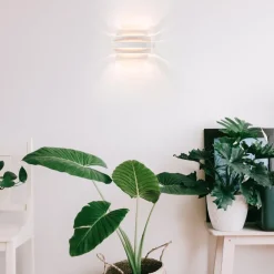 Store Straluma Wandlamp Scudo klein wit/goud