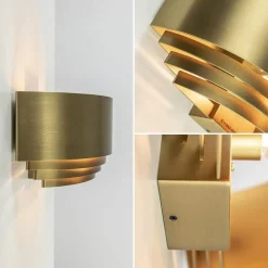 Sale Straluma Wandlamp Sofia brass 30cm