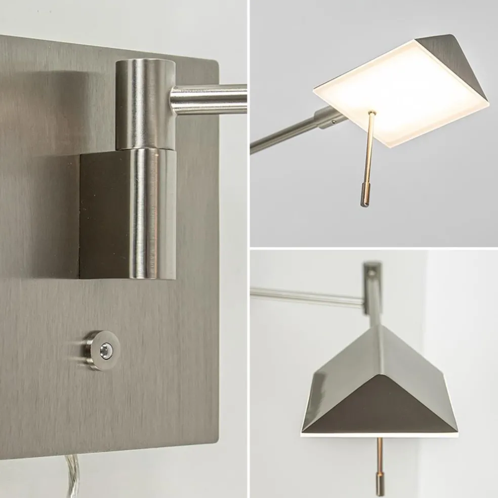 Shop Straluma Wandlamp staal verstelbaar met dim to warm functie