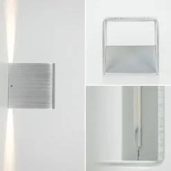 Outlet Straluma Wandlamp Stretto kubus alu