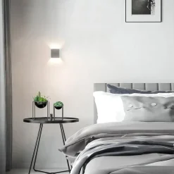 Outlet Straluma Wandlamp Stretto kubus alu
