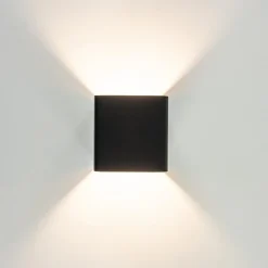 Fashion Straluma Wandlamp Stretto kubus zwart/goud