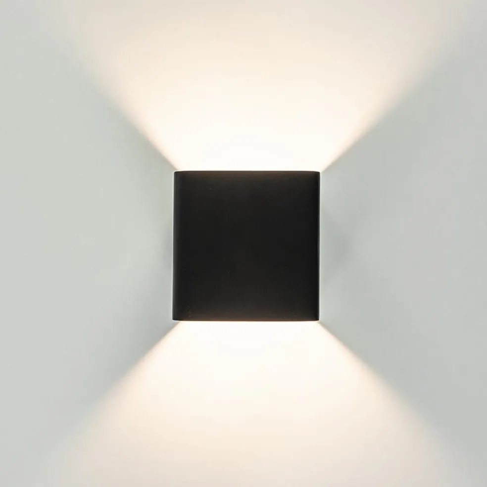 Flash Sale Straluma Wandlamp Stretto kubus zwart