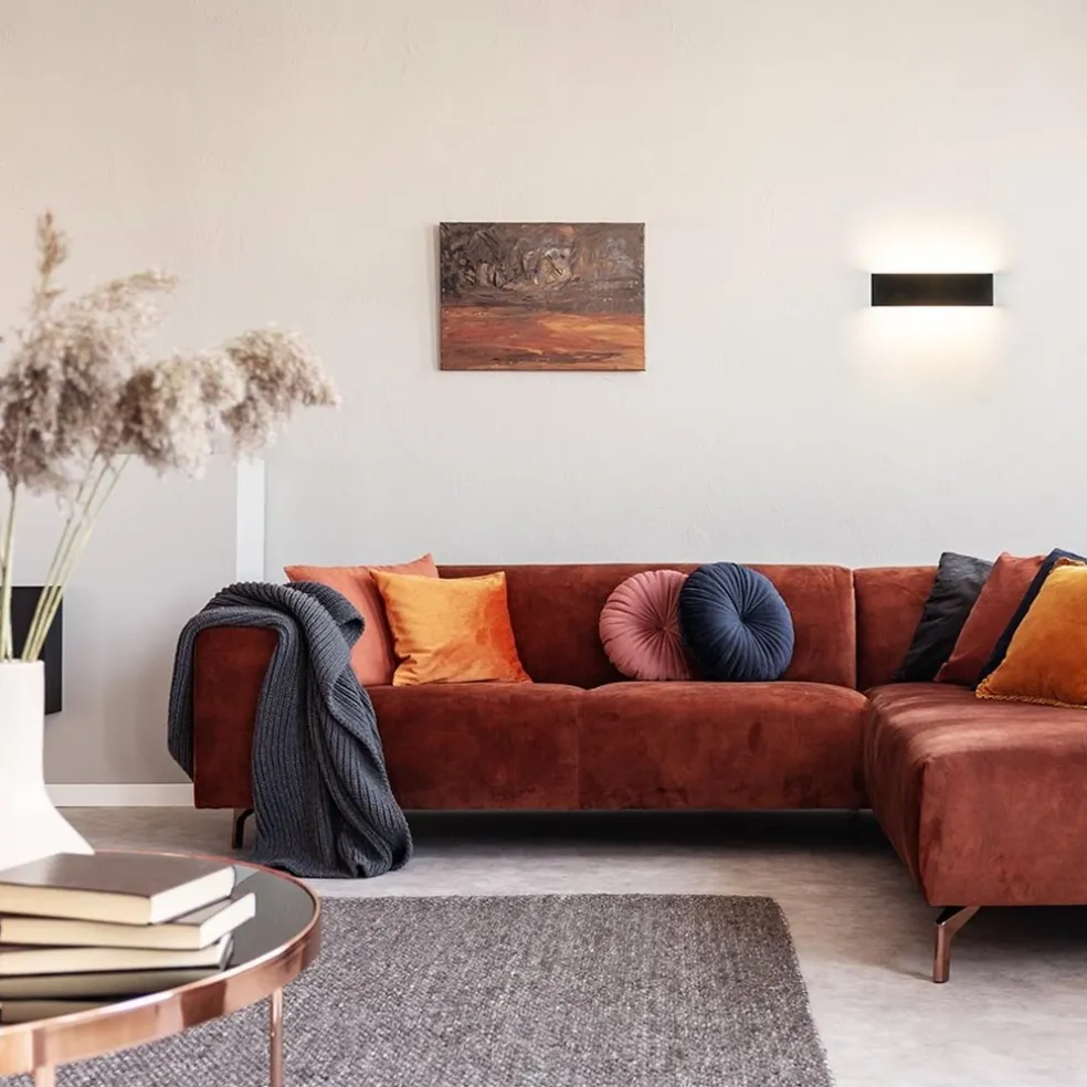 Online Straluma Wandlamp Stretto zwart 30cm