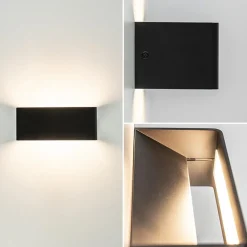 Online Straluma Wandlamp Stretto zwart 20cm
