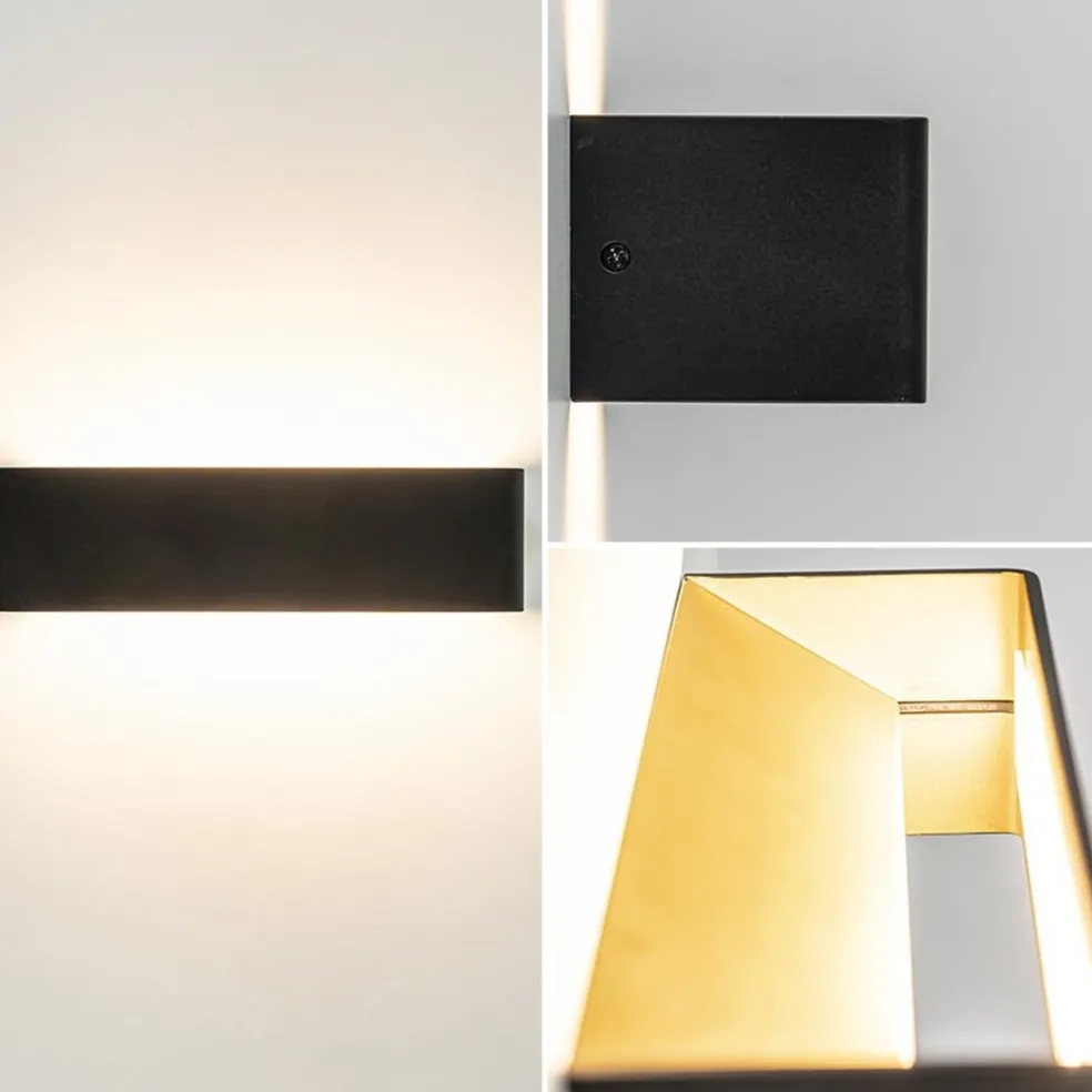 Best Sale Straluma Wandlamp Stretto zwart/goud 30cm