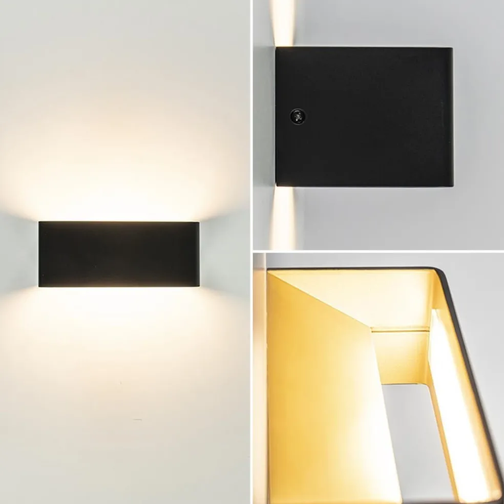 Flash Sale Straluma Wandlamp Stretto zwart/goud 20cm