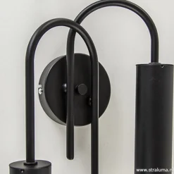 Clearance Straluma Wandlamp toog dubbel zwart