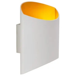 Clearance Straluma Wandlamp up+down wit met goud G9