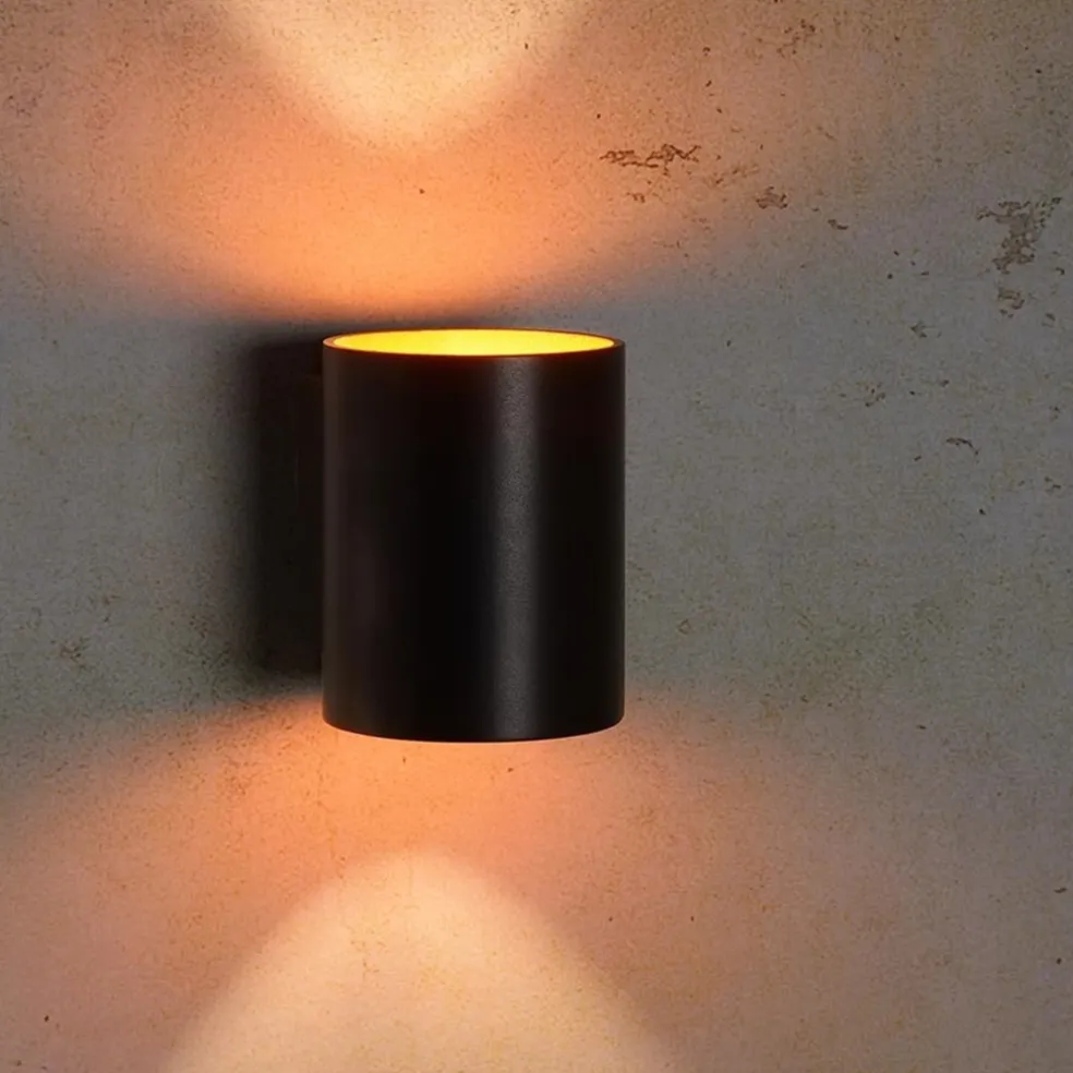 Flash Sale Straluma Wandlamp Xera zwart/goud binnenkant