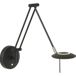 New Straluma Wandlamp Zodiac zwart incl. dimmer cct