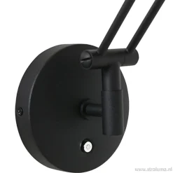 New Straluma Wandlamp Zodiac zwart incl. dimmer cct