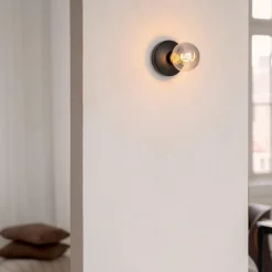 Best Straluma Wandlamp zwart met smoke dimbaar/oplaadbaar