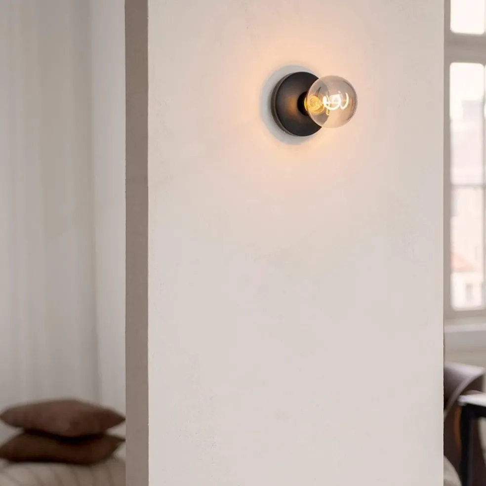 Best Straluma Wandlamp zwart met smoke dimbaar/oplaadbaar