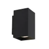 New Straluma Wandlamp zwart rechthoek up+down gu10