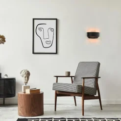 Shop Straluma Wandlamp zwart/goud up+down langwerpig