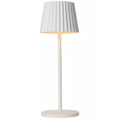 Fashion Straluma Witte tafellamp oplaadbaar inclusief dimbaar LED IP54