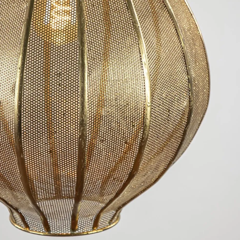 Best Sale Straluma XL Light & Living druppel hanglamp goud oosters Micha