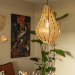 Best Sale Straluma XL Light & Living druppel hanglamp goud oosters Micha