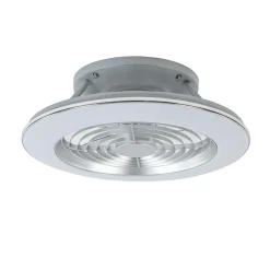 Hot Straluma Zilveren ventilator inclusief LED klein