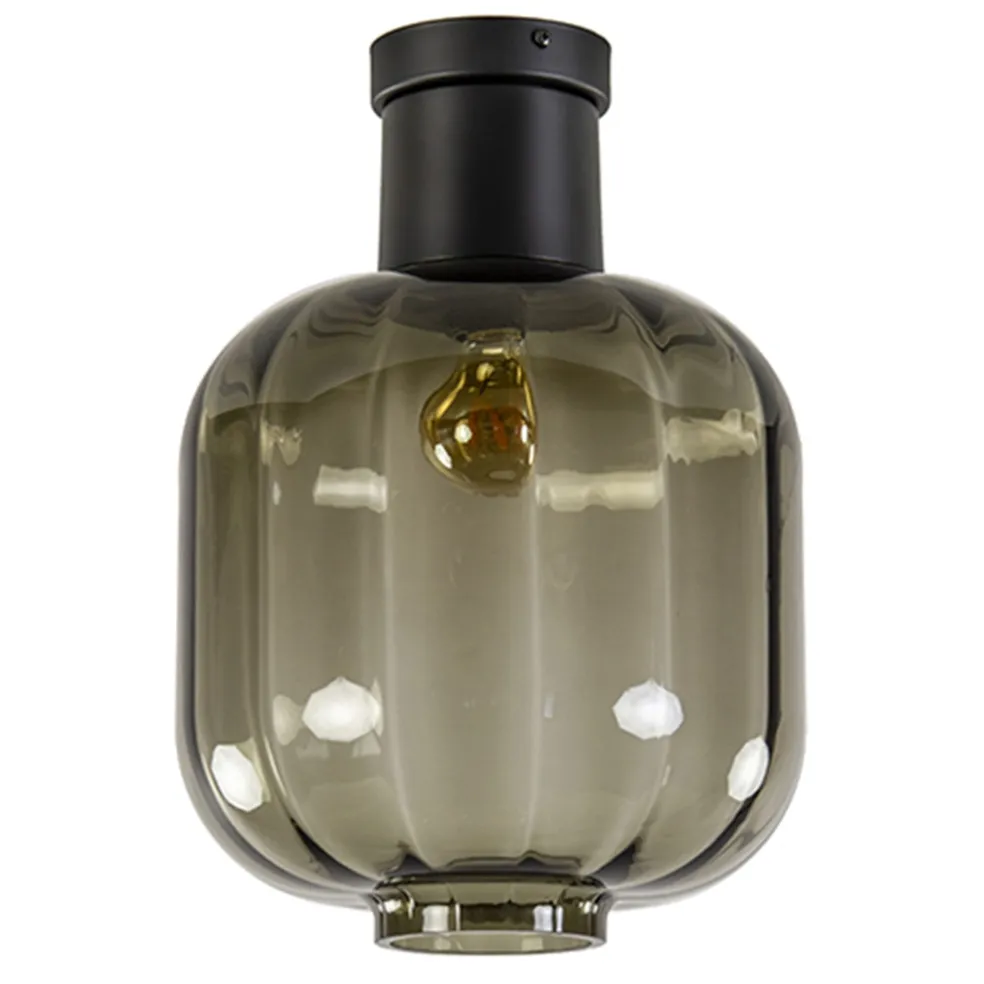 Sale Straluma Zwart glazen plafondlamp luxury