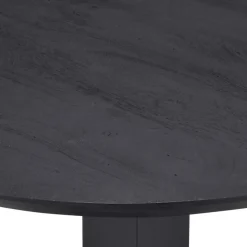 Fashion Straluma Zwart houten bartafel Ø80x105 cm