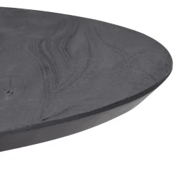 Fashion Straluma Zwart houten bartafel Ø80x105 cm