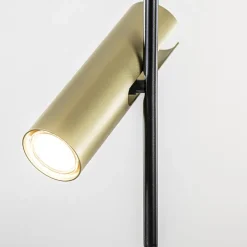 Flash Sale Straluma Zwart met gouden plafondspot 4-lichts groot