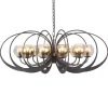 Flash Sale Straluma Zwart metalen hanglamp met smoke glas