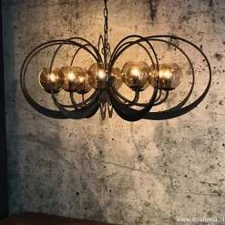 Flash Sale Straluma Zwart metalen hanglamp met smoke glas