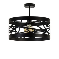 Cheap Straluma Zwart metalen plafondlamp Scandinavisch