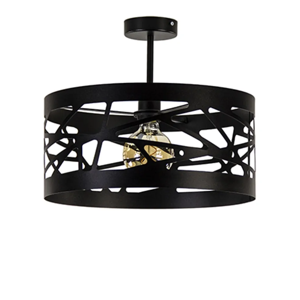 Cheap Straluma Zwart metalen plafondlamp Scandinavisch