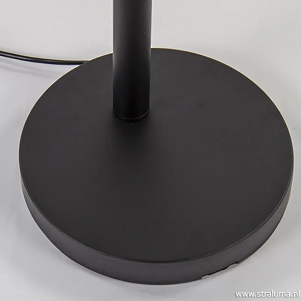 Flash Sale Straluma Zwarte boog vloerlamp LED dimbaar