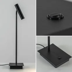 New Straluma Zwarte bureaulamp met dimbaar LED verstelbaar