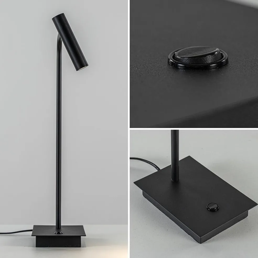 New Straluma Zwarte bureaulamp met dimbaar LED verstelbaar
