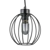 Store Straluma Zwarte draad hanglamp bol klein