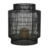 Discount Straluma Zwarte draad tafellamp met brons