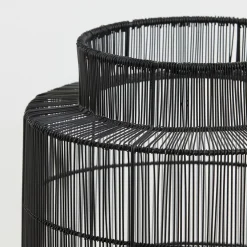 Discount Straluma Zwarte draad tafellamp met brons