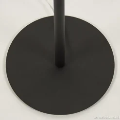 Best Straluma Zwarte krul vloerlamp LED dimbaar
