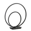 Outlet Straluma Zwarte LED tafellamp met touchdimmer