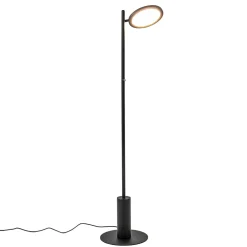 Best Straluma Zwarte LED vloerlamp 3-standen dimbaar