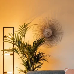 Flash Sale Straluma Zwarte metalen vloerlamp open frame