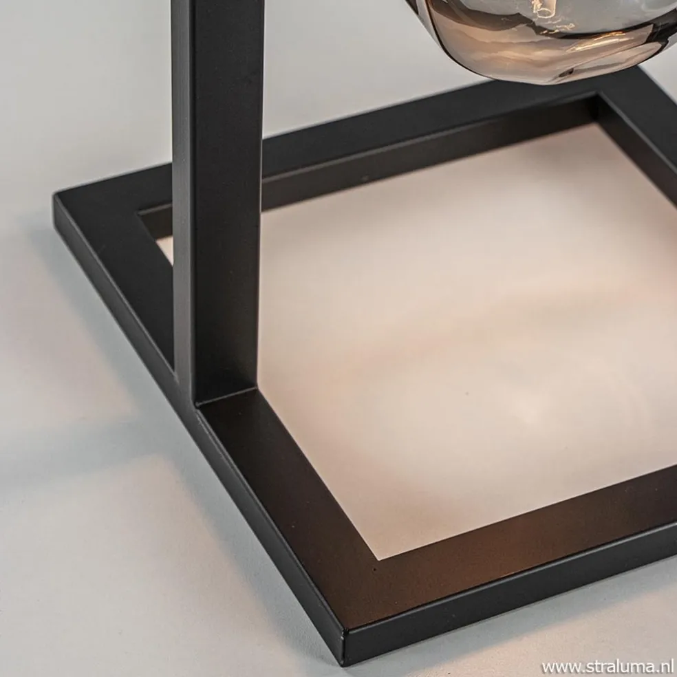 Best Straluma Zwarte tafellamp frame excl. lichtbron
