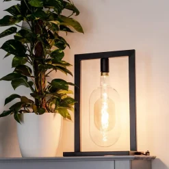 Best Straluma Zwarte tafellamp frame excl. lichtbron