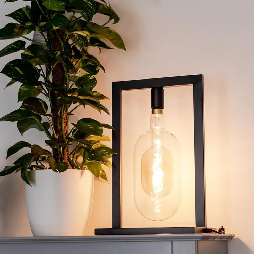 Best Straluma Zwarte tafellamp frame excl. lichtbron