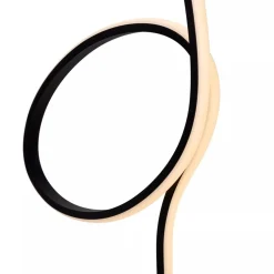 Hot Straluma Zwarte vloerlamp flamingo met LED RGB multicolor